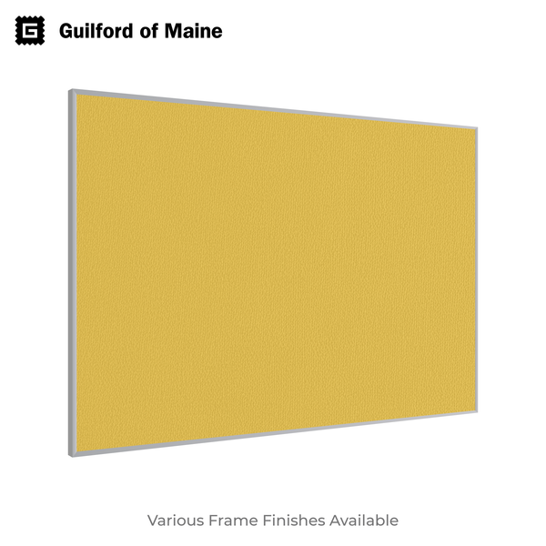 Yellow | Landscape Fabric Bulletin Board with Minimalist Frame