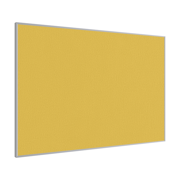 Yellow | Landscape Fabric Bulletin Board with Minimalist Frame
