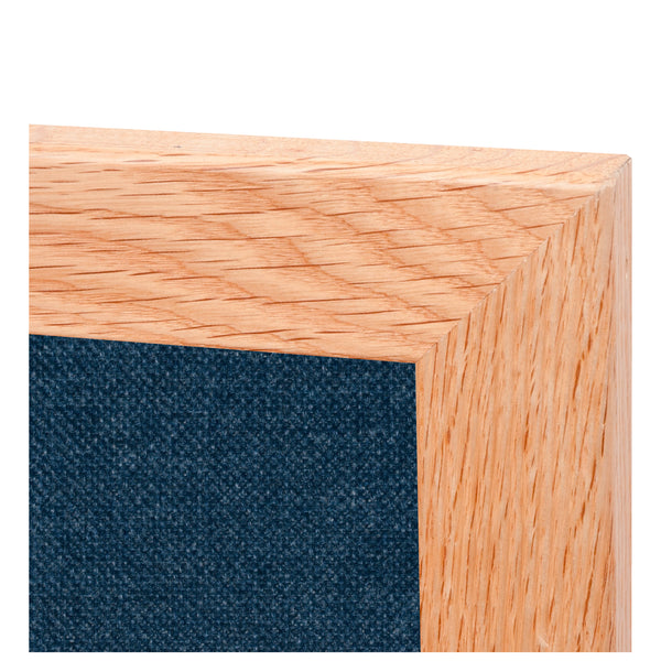 Baltic | Fabric Bulletin Board with Wood Frame