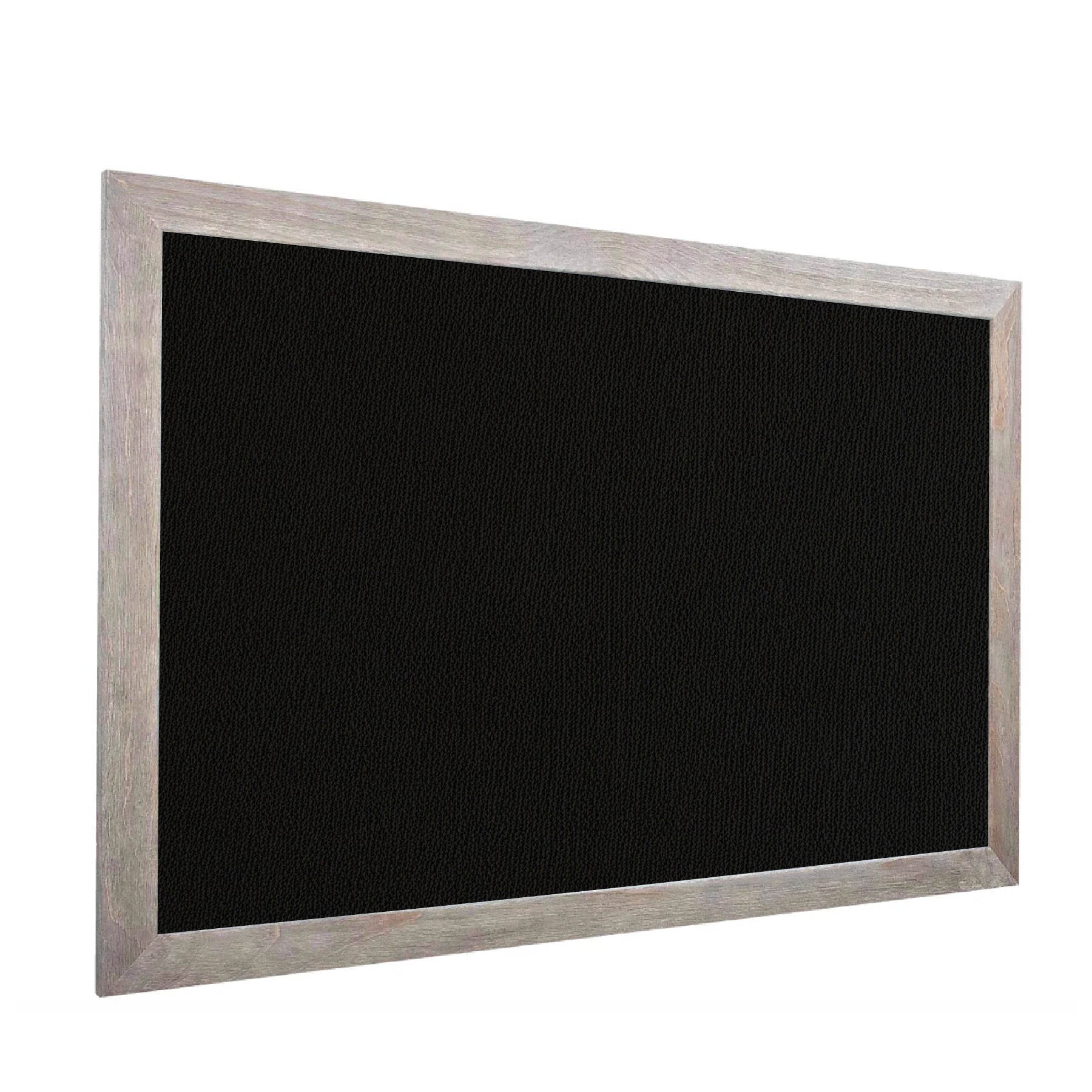 Black | Fabric Bulletin Board with Wood Frame