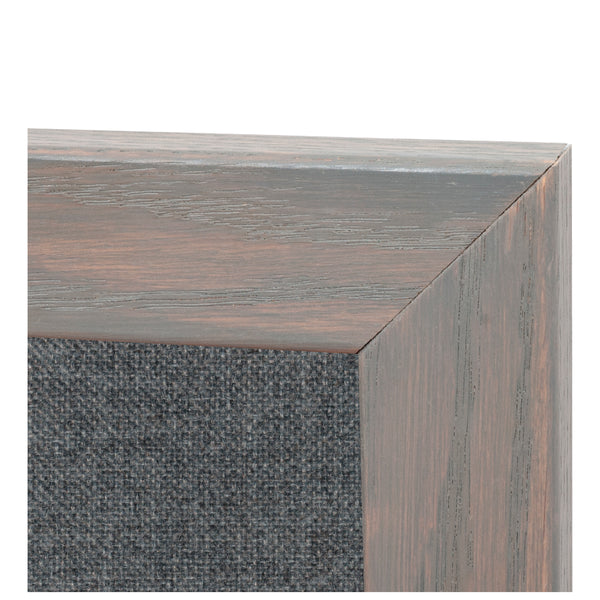 Medium Grey | Fabric Bulletin Board with Wood Frame