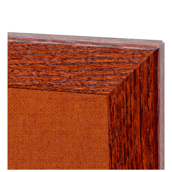 Orange | Fabric Bulletin Board with Wood Frame