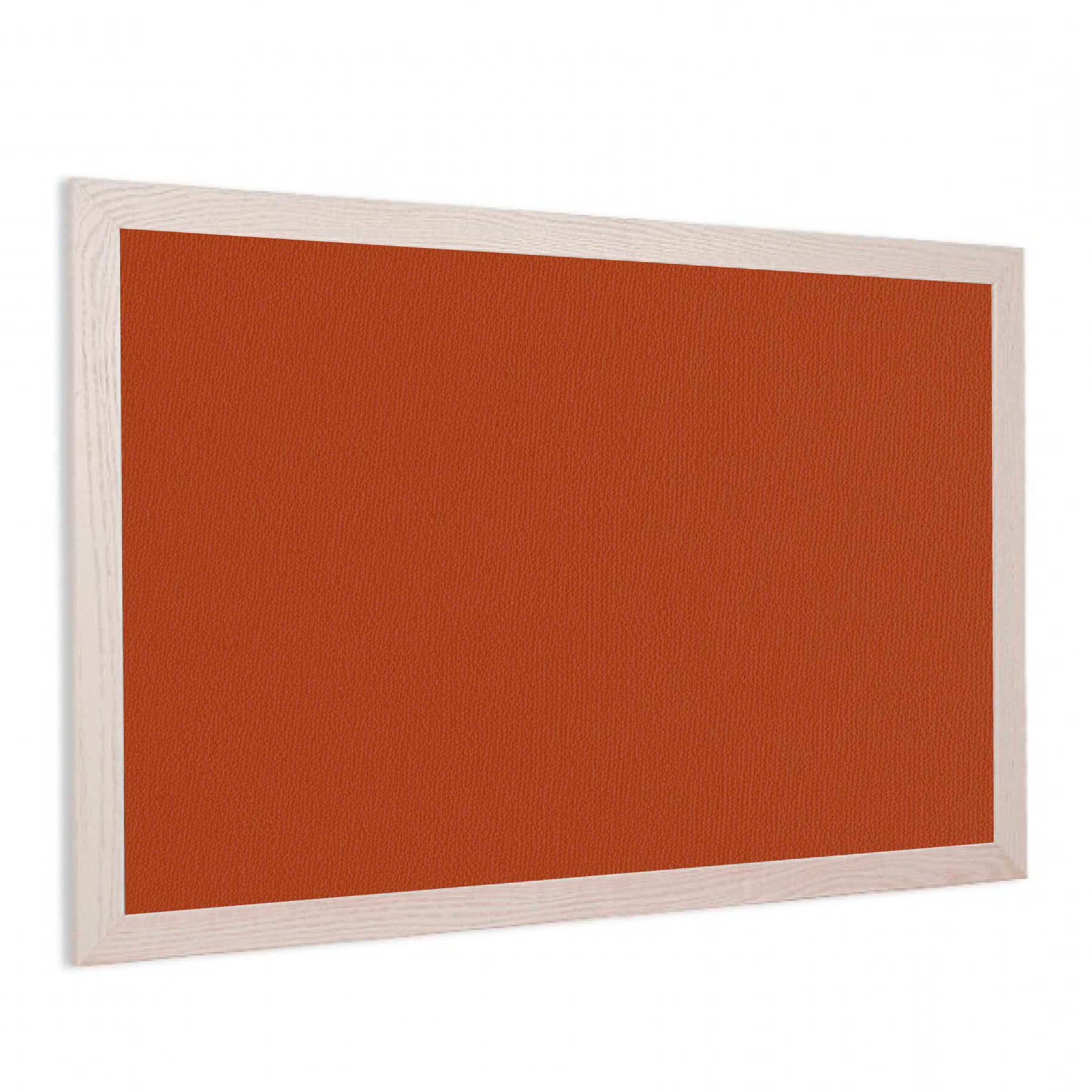 Orange | Fabric Bulletin Board with Wood Frame