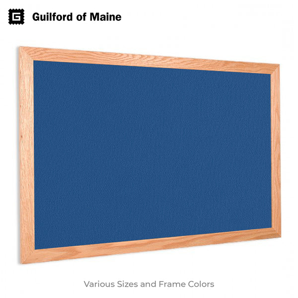 Sapphire | Fabric Bulletin Board with Wood Frame