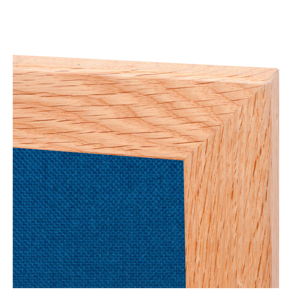 Sapphire | Fabric Bulletin Board with Wood Frame