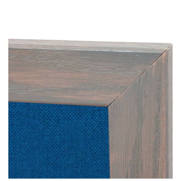 Sapphire | Fabric Bulletin Board with Wood Frame