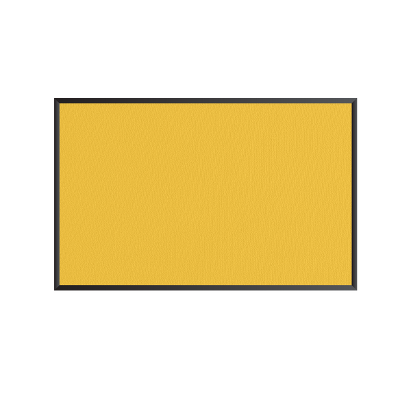 Yellow | Fabric Bulletin Board with Aluminum Frame