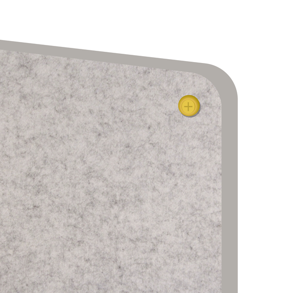 Acoustic Felt Wall Panel | Fancy Washers | Radius Corners Landscape