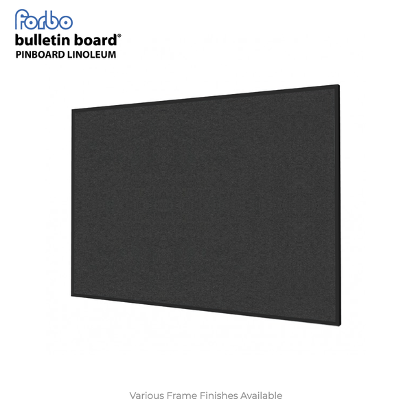 Black Olive | Landscape FORBO Bulletin Board with Minimalist Frame