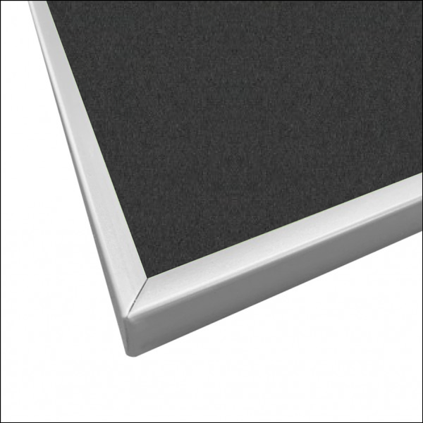 Black Olive | Landscape FORBO Bulletin Board with Minimalist Frame