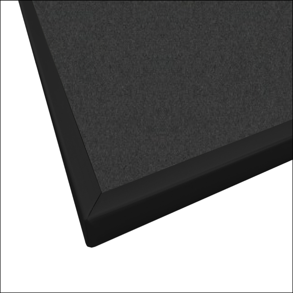 Black Olive | Landscape FORBO Bulletin Board with Minimalist Frame