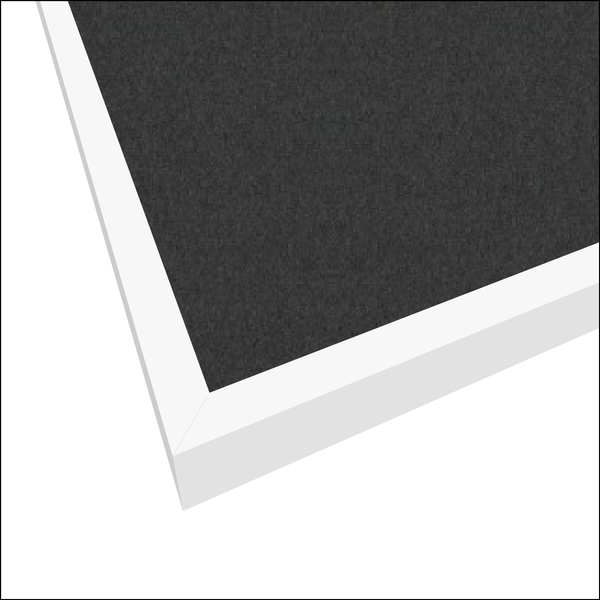 Black Olive | Landscape FORBO Bulletin Board with Minimalist Frame