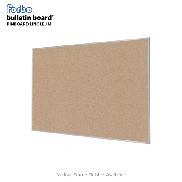 Blanched Almond | Landscape FORBO Bulletin Board with Minimalist Frame