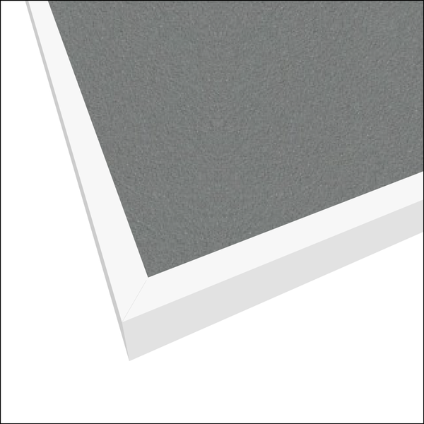 Duck Egg | Landscape FORBO Bulletin Board with Minimalist Frame