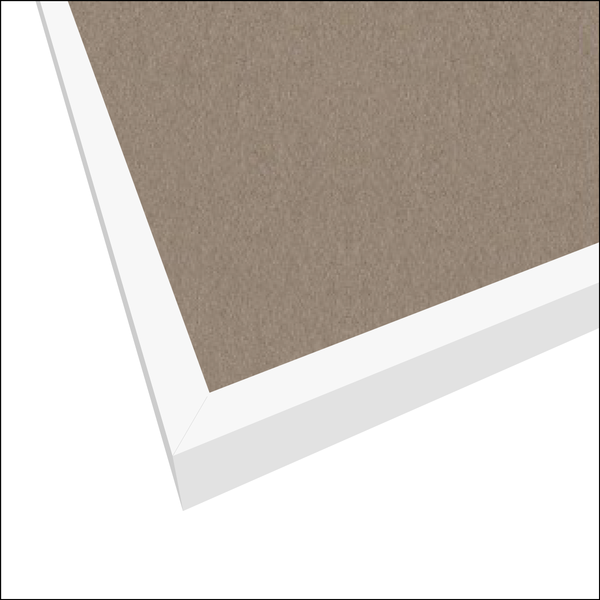 Mushroom Medley | Landscape FORBO Bulletin Board with Minimalist Frame