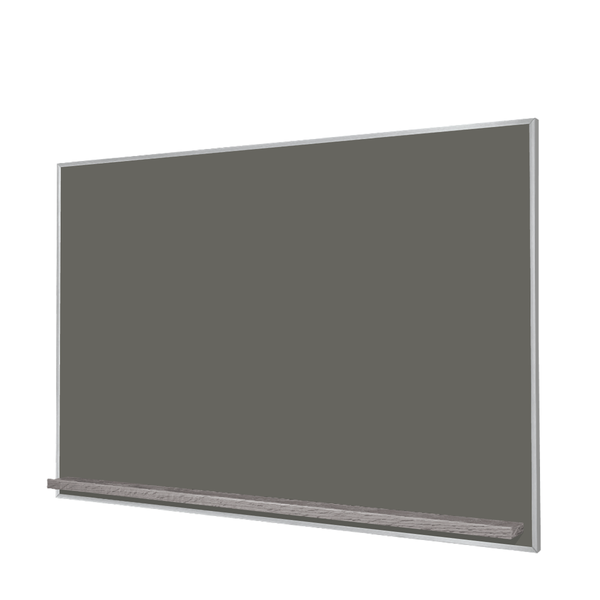 The Satin Minimalist Wood | Landscape Slate Gray Ceramic Steel Chalkboard