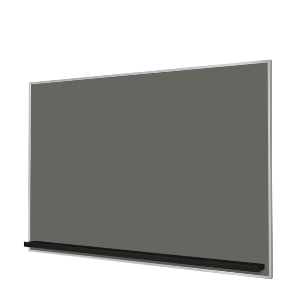 The Satin Minimalist Wood | Landscape Slate Gray Ceramic Steel Chalkboard