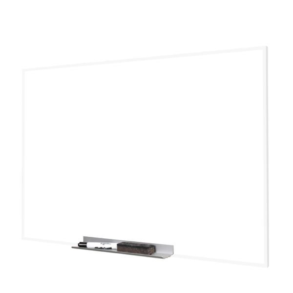 White Minimalist Frame | Landscape Ceramic Steel Whiteboard