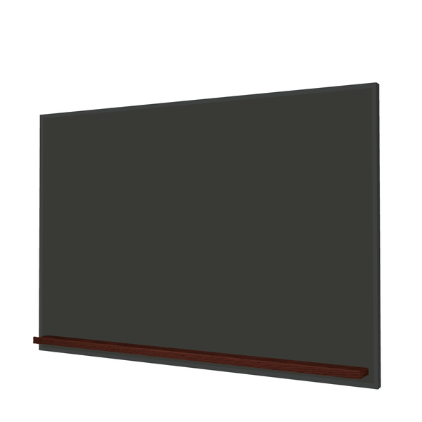 The Black Minimalist Wood | Landscape Black Ceramic Steel Chalkboard