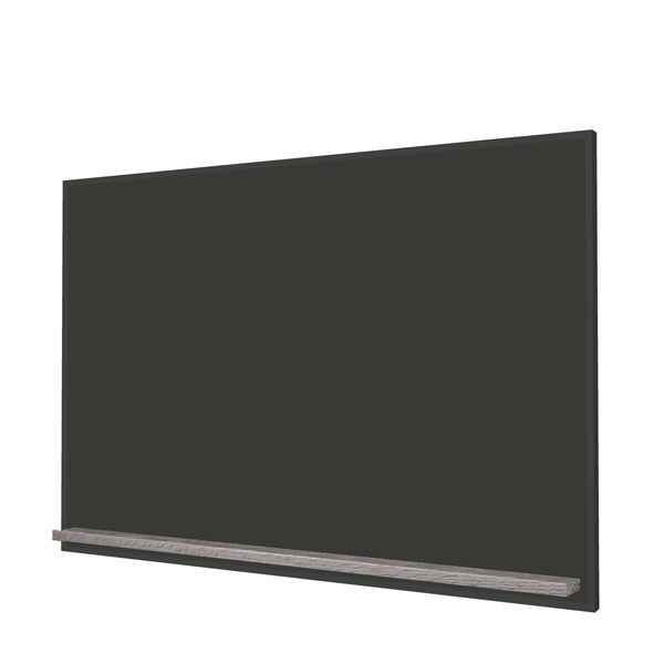 The Black Minimalist Wood | Landscape Black Ceramic Steel Chalkboard