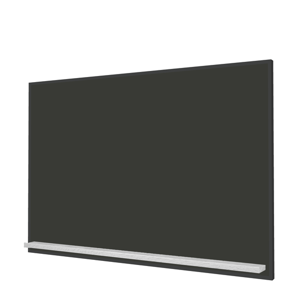 The Black Minimalist Wood | Landscape Black Ceramic Steel Chalkboard