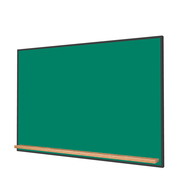 The Black Minimalist Wood | Landscape Green Ceramic Steel Chalkboard