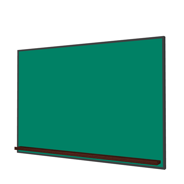 The Black Minimalist Wood | Landscape Green Ceramic Steel Chalkboard