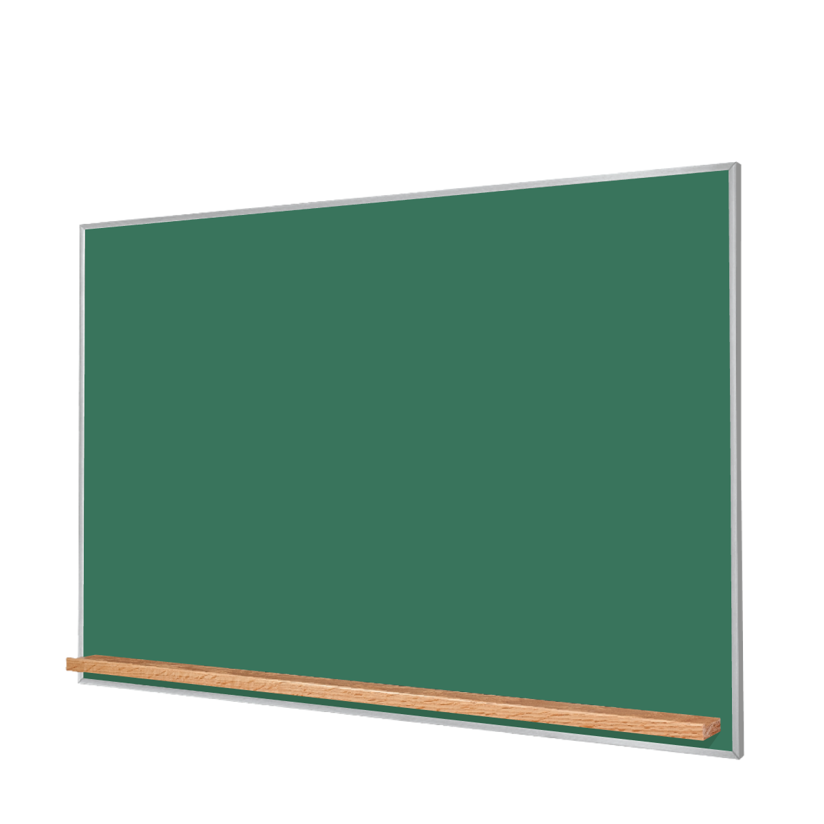 The Satin Minimalist Wood | Landscape Green Ceramic Steel Chalkboard