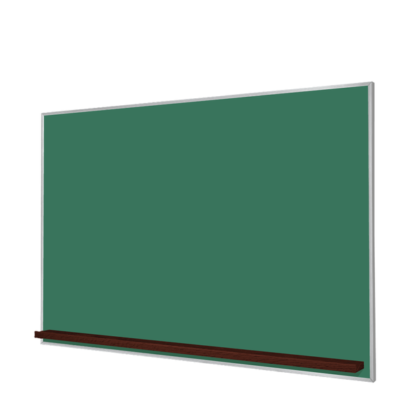 The Satin Minimalist Wood | Landscape Green Ceramic Steel Chalkboard