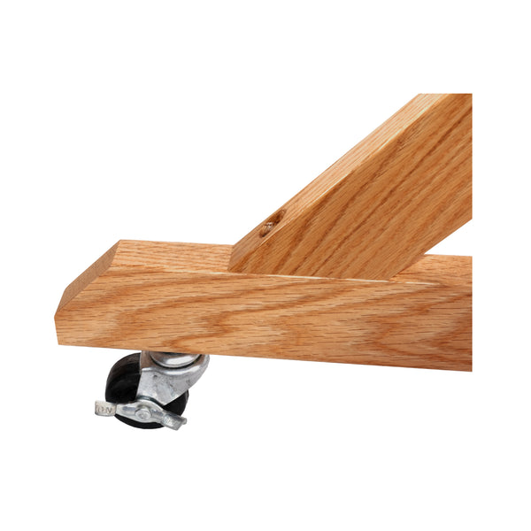 Wood Frame | Portable Ceramic Steel Chalkboard