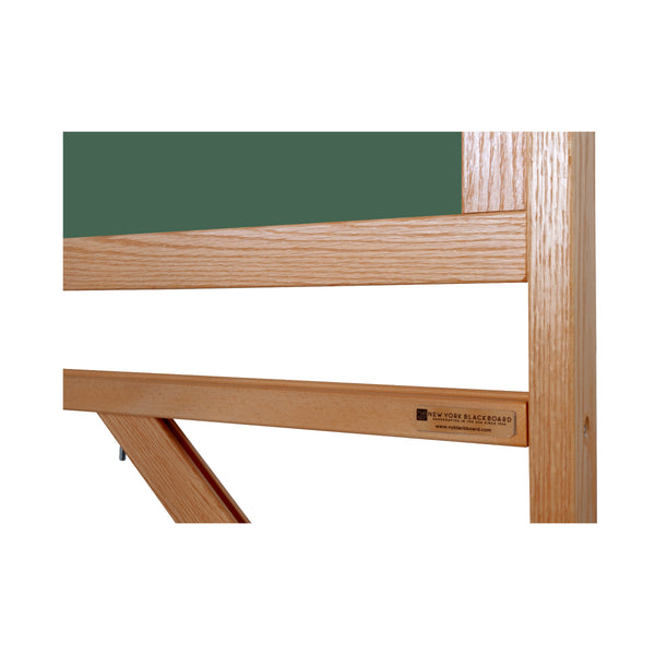 Wood Frame | Portable Ceramic Steel Chalkboard