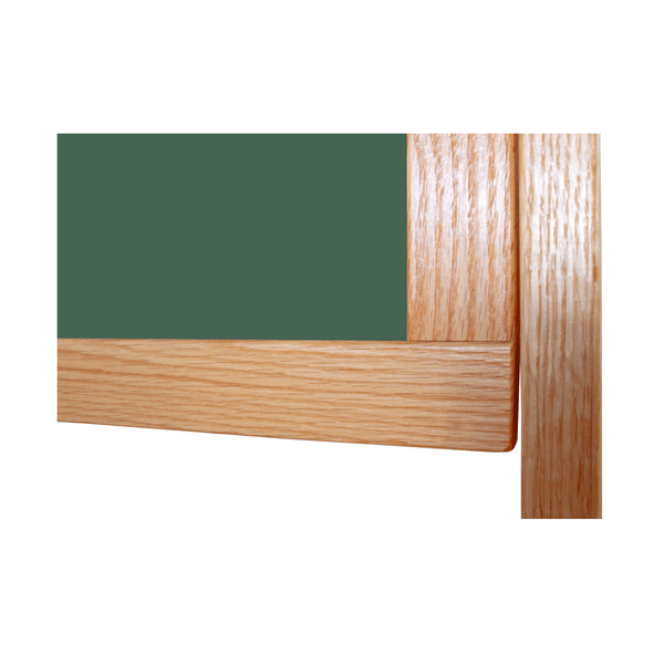 Wood Frame | Portable Ceramic Steel Chalkboard