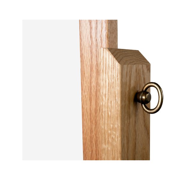 Wood Frame | Portable Ceramic Steel Whiteboard