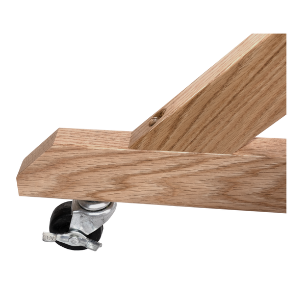 Wood Frame | Portable Ceramic Steel Whiteboard