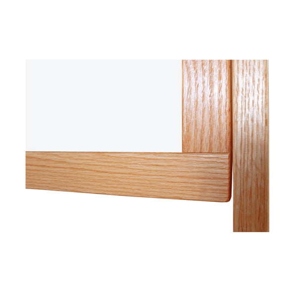 Wood Frame | Portable Ceramic Steel Whiteboard