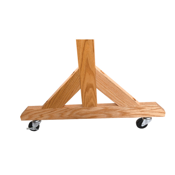 Wood Frame | Portable Ceramic Steel Whiteboard