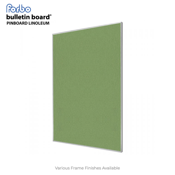 Baby Lettuce | Portrait FORBO Bulletin Board with Minimalist Frame