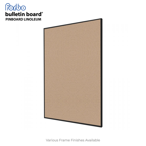Blanched Almond | Portrait FORBO Bulletin Board with Minimalist Frame