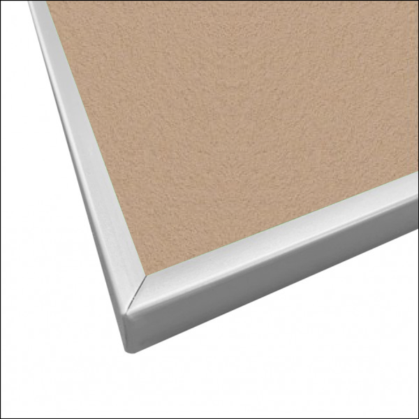 Blanched Almond | Portrait FORBO Bulletin Board with Minimalist Frame