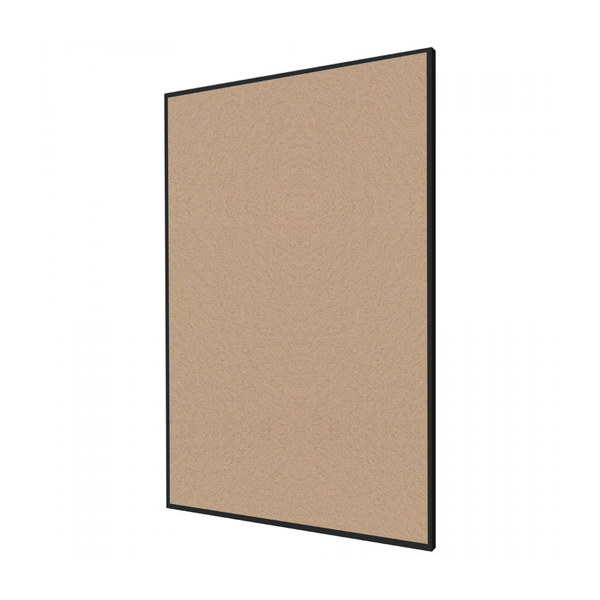 Blanched Almond | Portrait FORBO Bulletin Board with Minimalist Frame