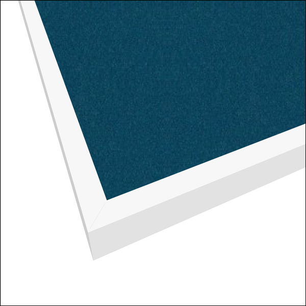 Blue Berry | Portrait FORBO Bulletin Board with Minimalist Frame