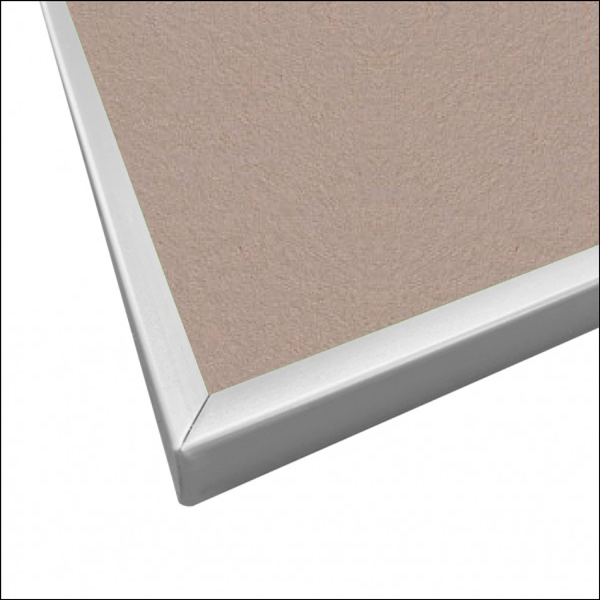 Brown Rice | Portrait FORBO Bulletin Board with Minimalist Frame