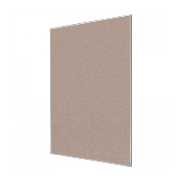 Brown Rice | Portrait FORBO Bulletin Board with Minimalist Frame