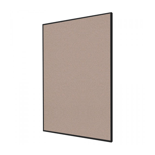 Brown Rice | Portrait FORBO Bulletin Board with Minimalist Frame