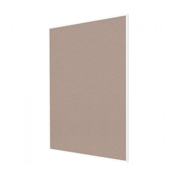 Brown Rice | Portrait FORBO Bulletin Board with Minimalist Frame