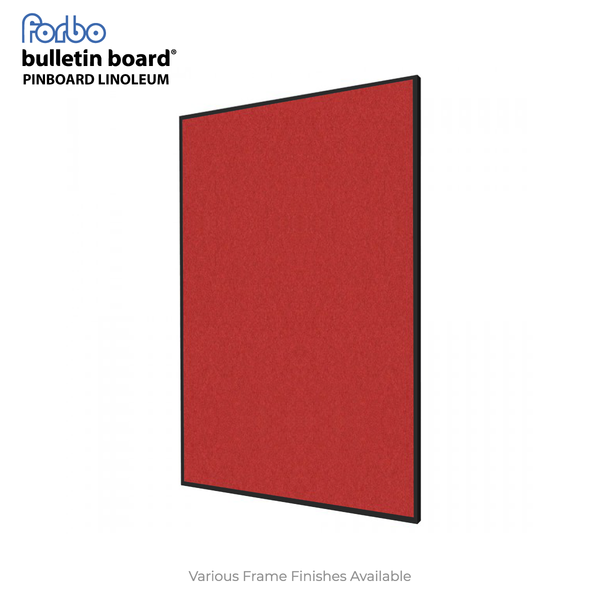 Hot Salsa | Portrait FORBO Bulletin Board with Minimalist Frame