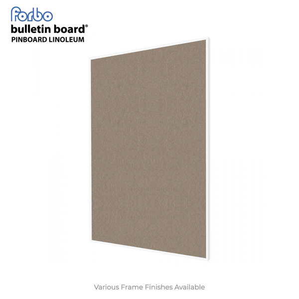 Mushroom Medley | Portrait FORBO Bulletin Board with Minimalist Frame