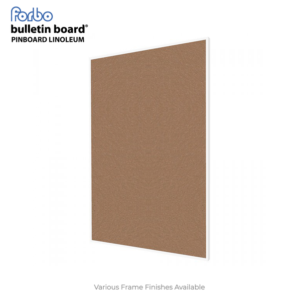 Nutmeg Spice | Portrait FORBO Bulletin Board with Minimalist Frame