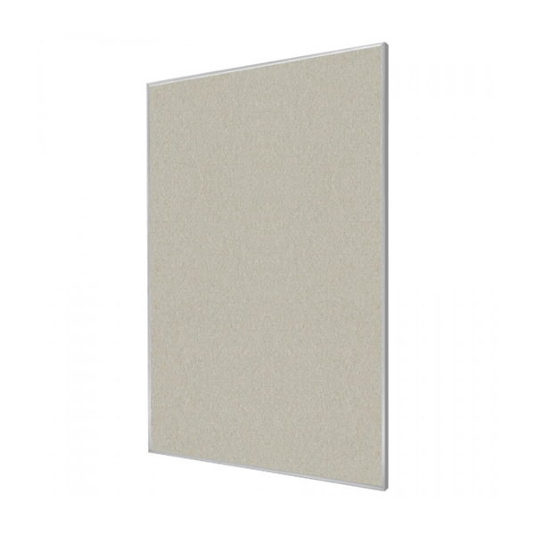 Oyster Shell | Portrait FORBO Bulletin Board with Minimalist Frame