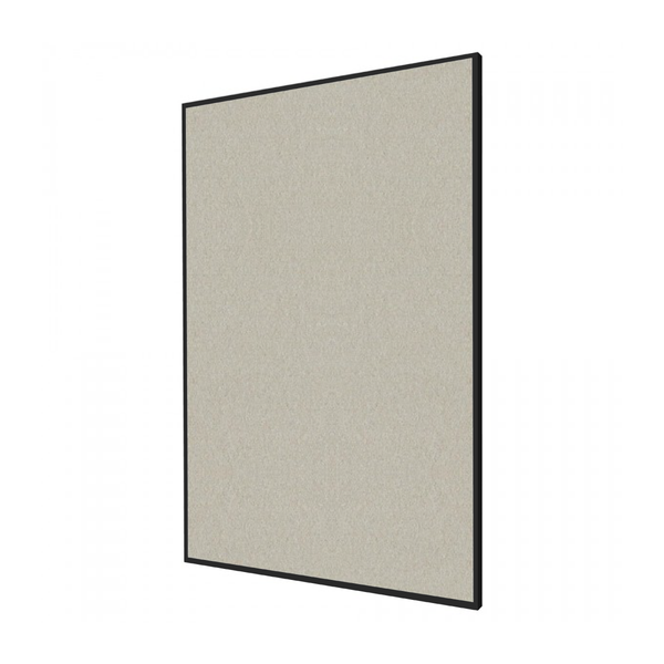 Oyster Shell | Portrait FORBO Bulletin Board with Minimalist Frame
